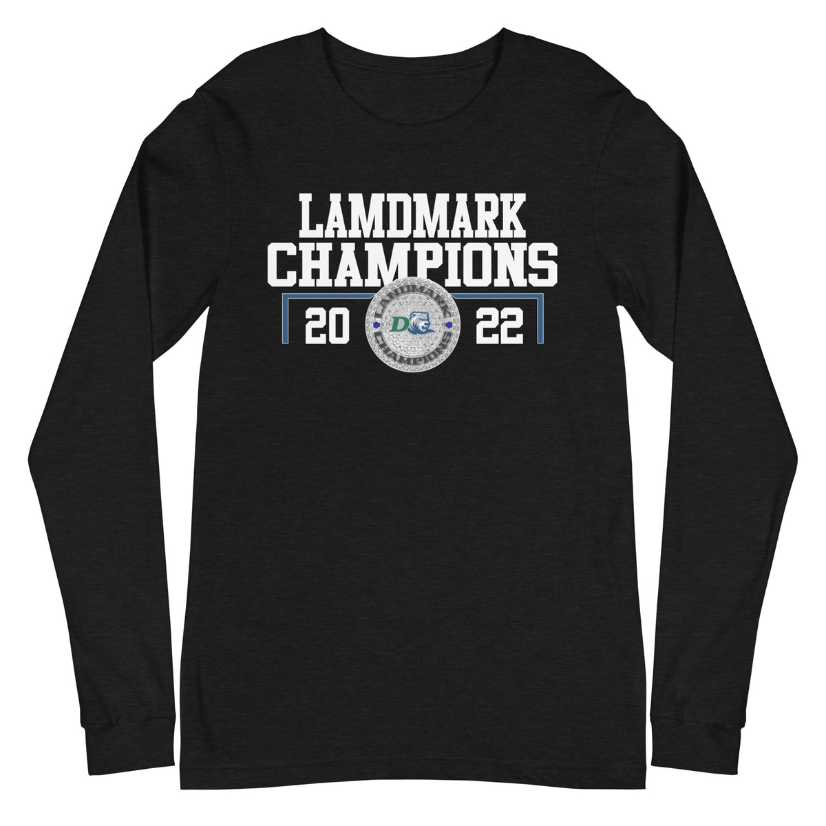 Drew College 2022 Landmark Championship Ring Unisex Long Sleeve Tee