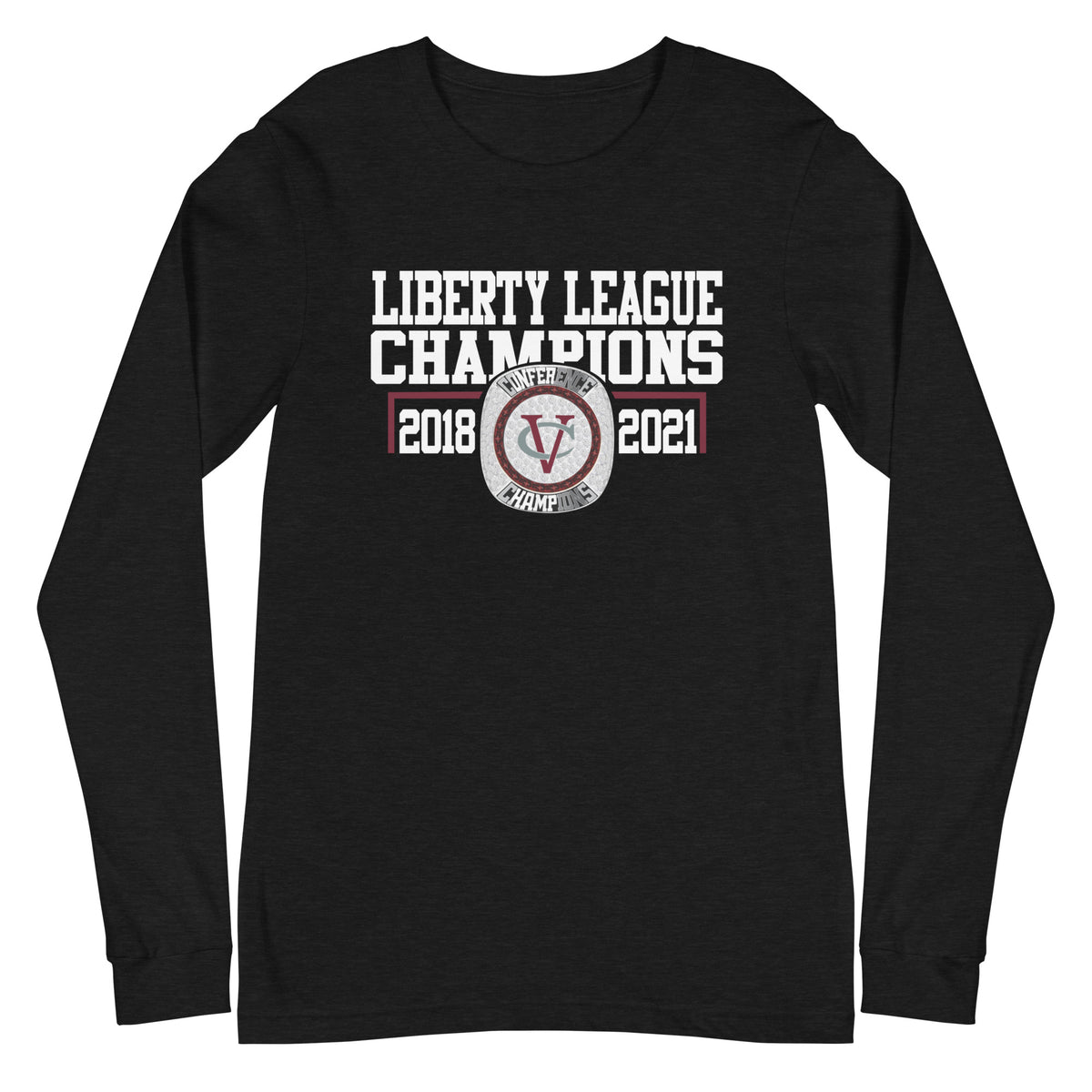 Vassar College Field Hockey 2022 Conference Championship Ring Unisex Long Sleeve Tee