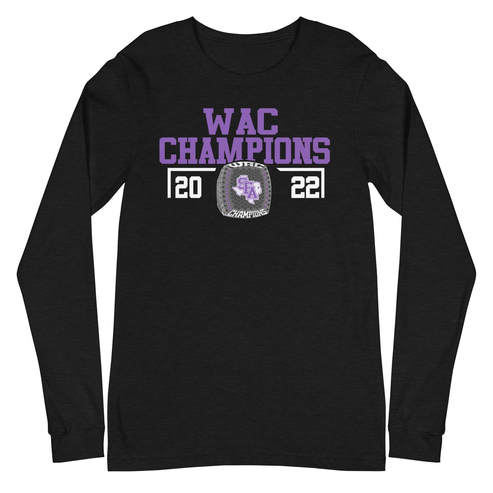 Stephen F Austin State University WAC Champions Unisex Long Sleeve Tee