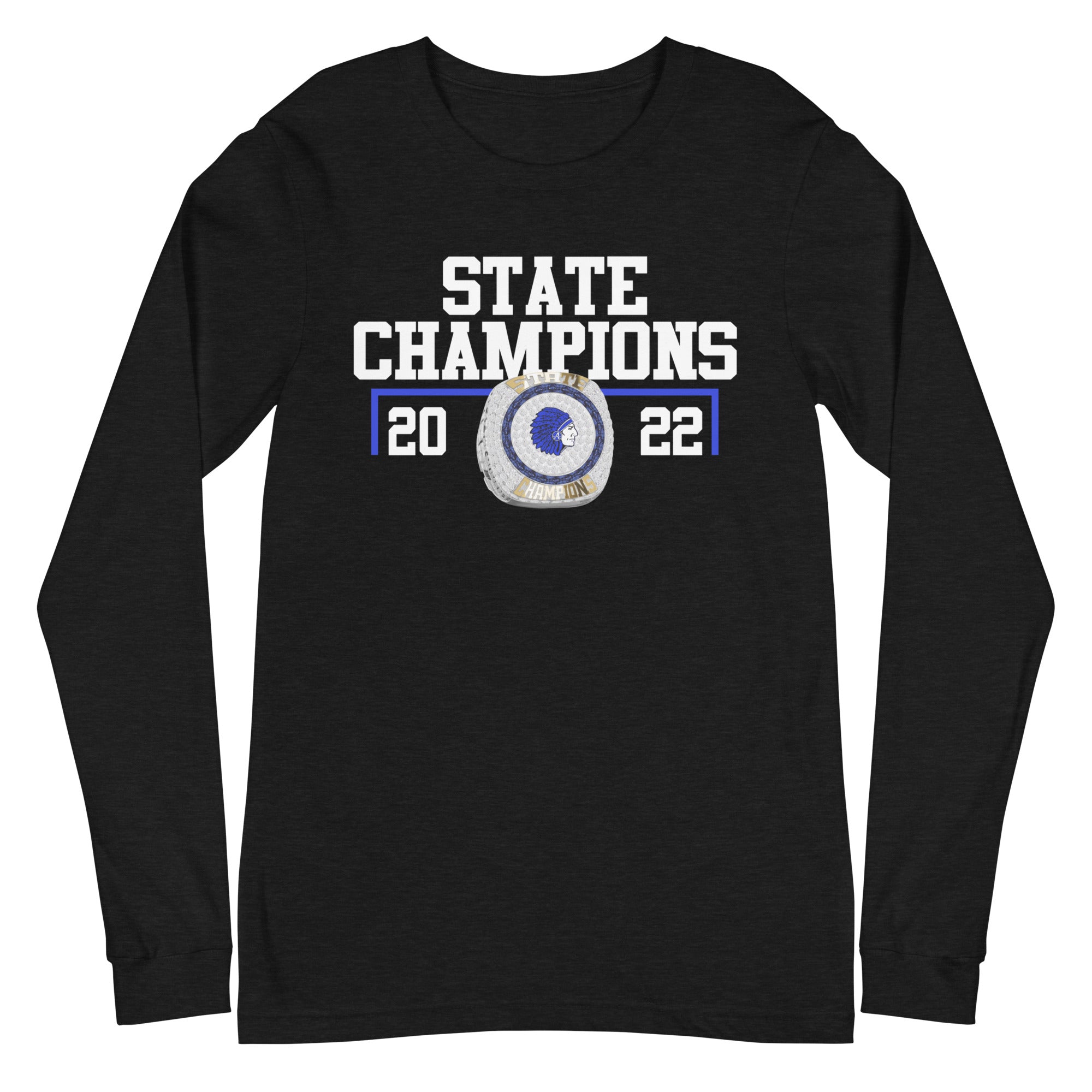 Allegany High School 2022 State Championship Ring Unisex Long Sleeve Tee