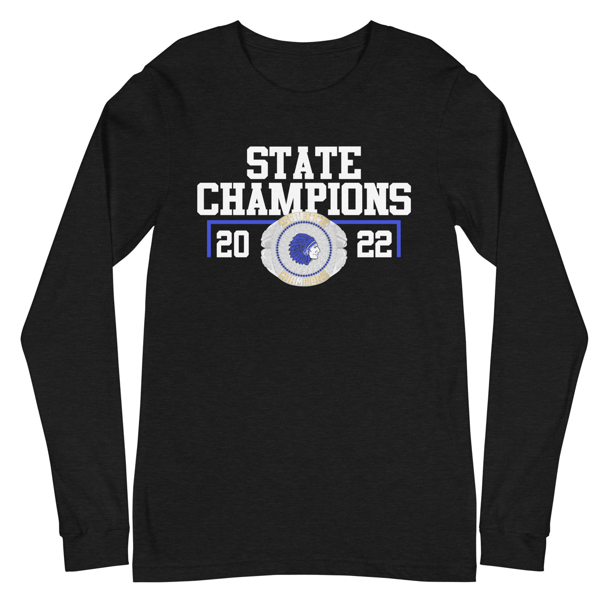 Allegany High School 2022 Fashion State Championship Ring Unisex Long Sleeve Tee
