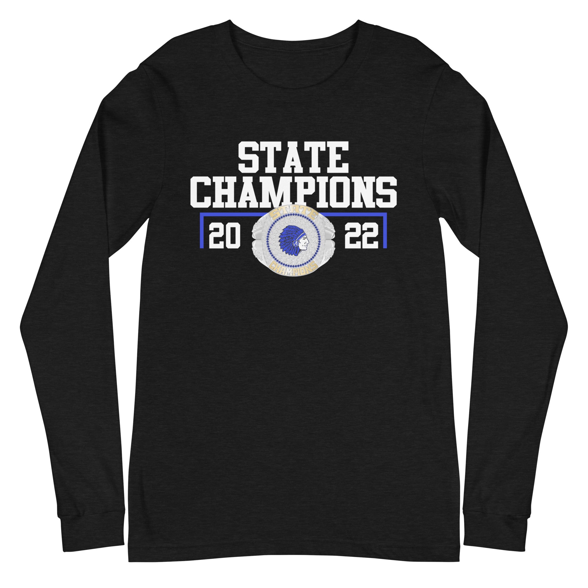 Allegany High School 2022 Fashion State Championship Ring Unisex Long Sleeve Tee