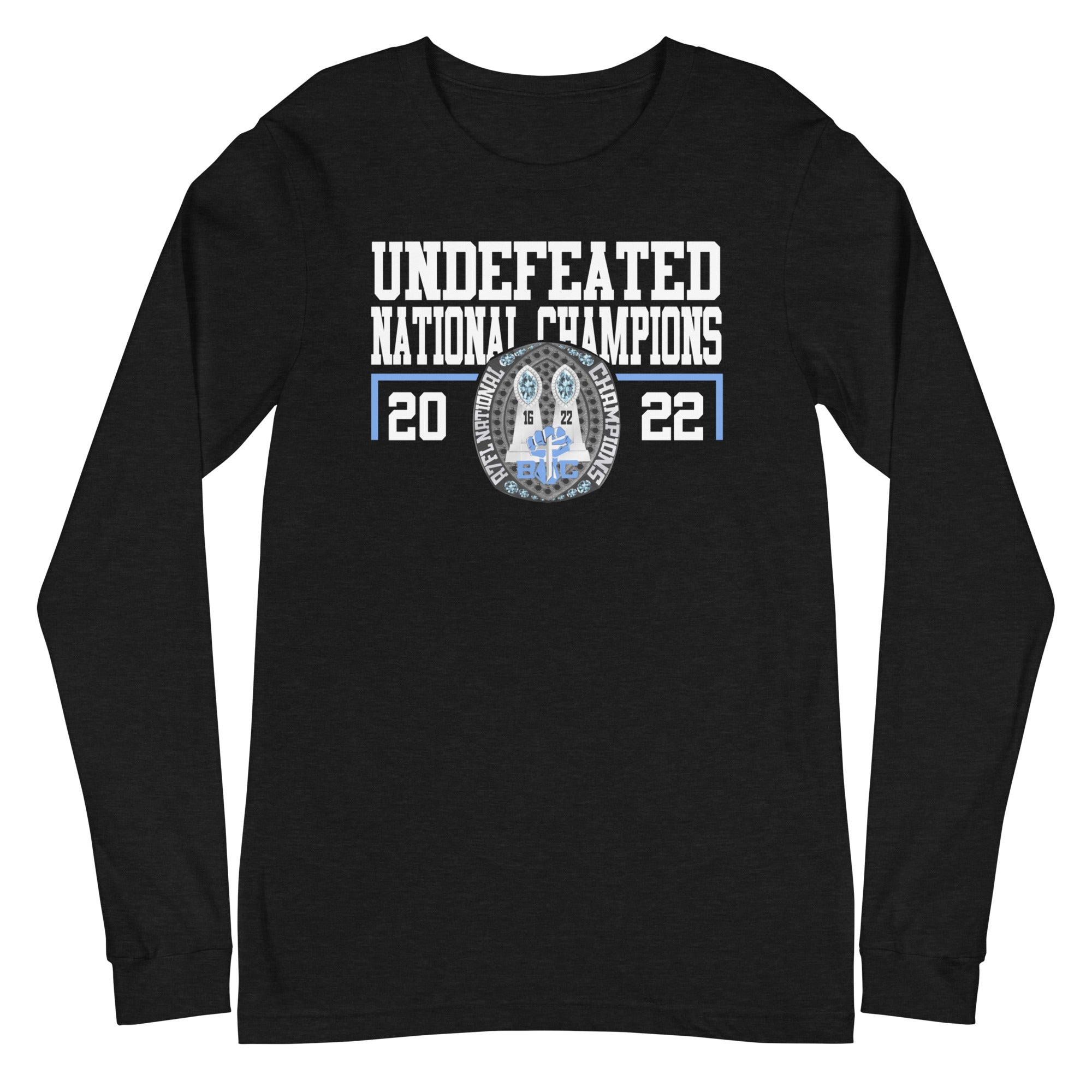 B.I.C. Football National Champions Unisex Long Sleeve Tee