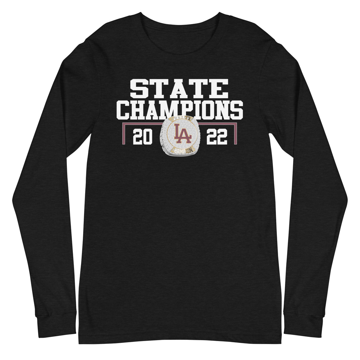 Loyola Academy 2022 State Championship Ring Unisex Long Sleeve Tee