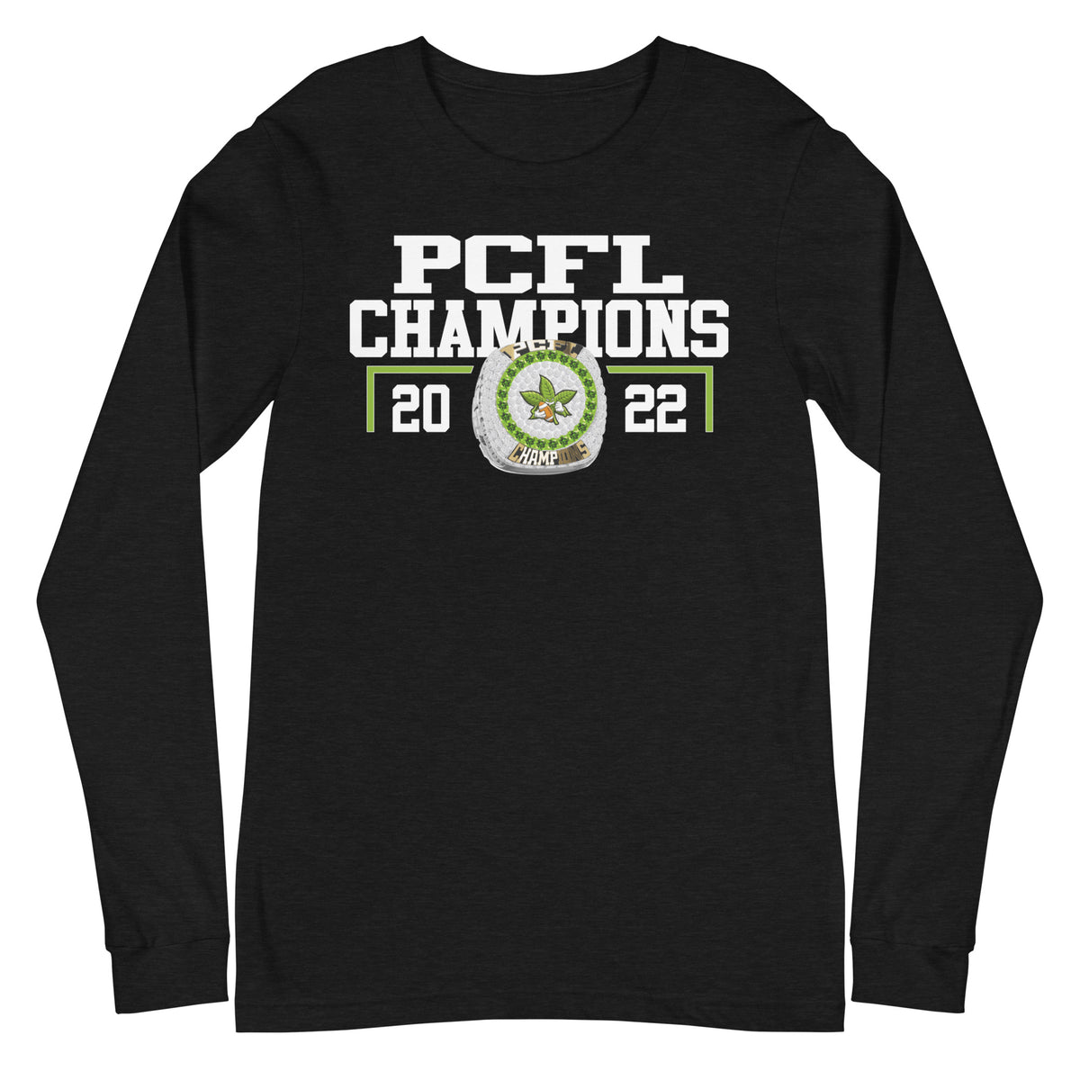California Buckeyes 2022 PCFL Championship Ring Unisex Long Sleeve Tee