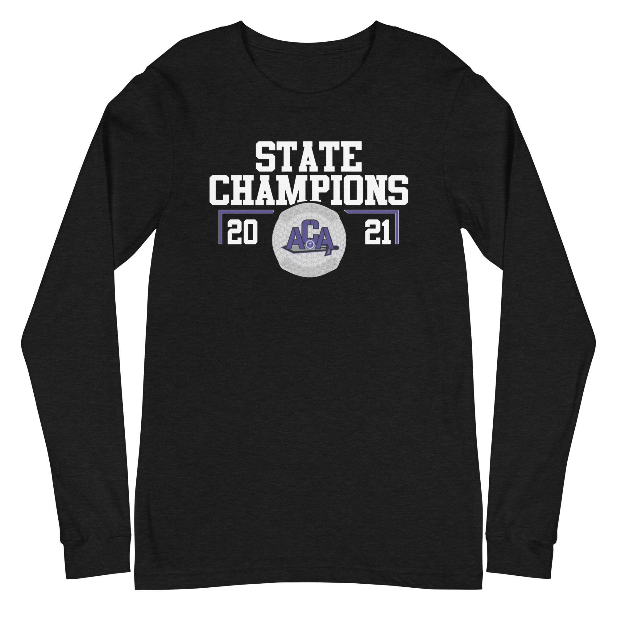 Acadiana Christian High School 2021 State Championship Ring Unisex Long Sleeve Tee