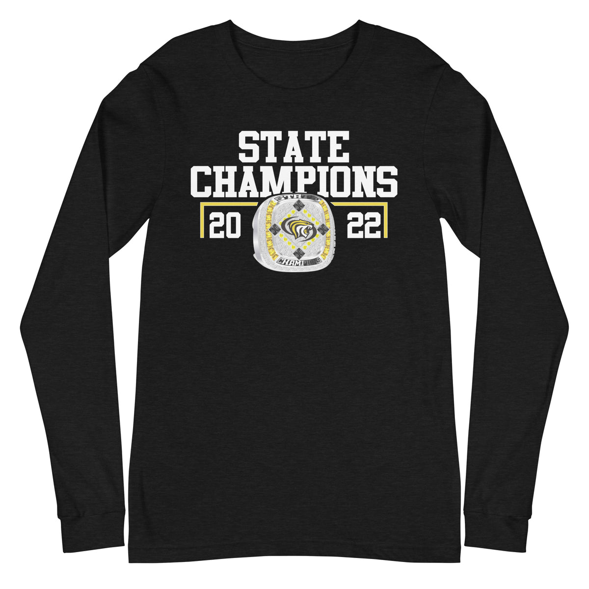 New London CSD 2022 State Championship Ring Unisex Long Sleeve Tee