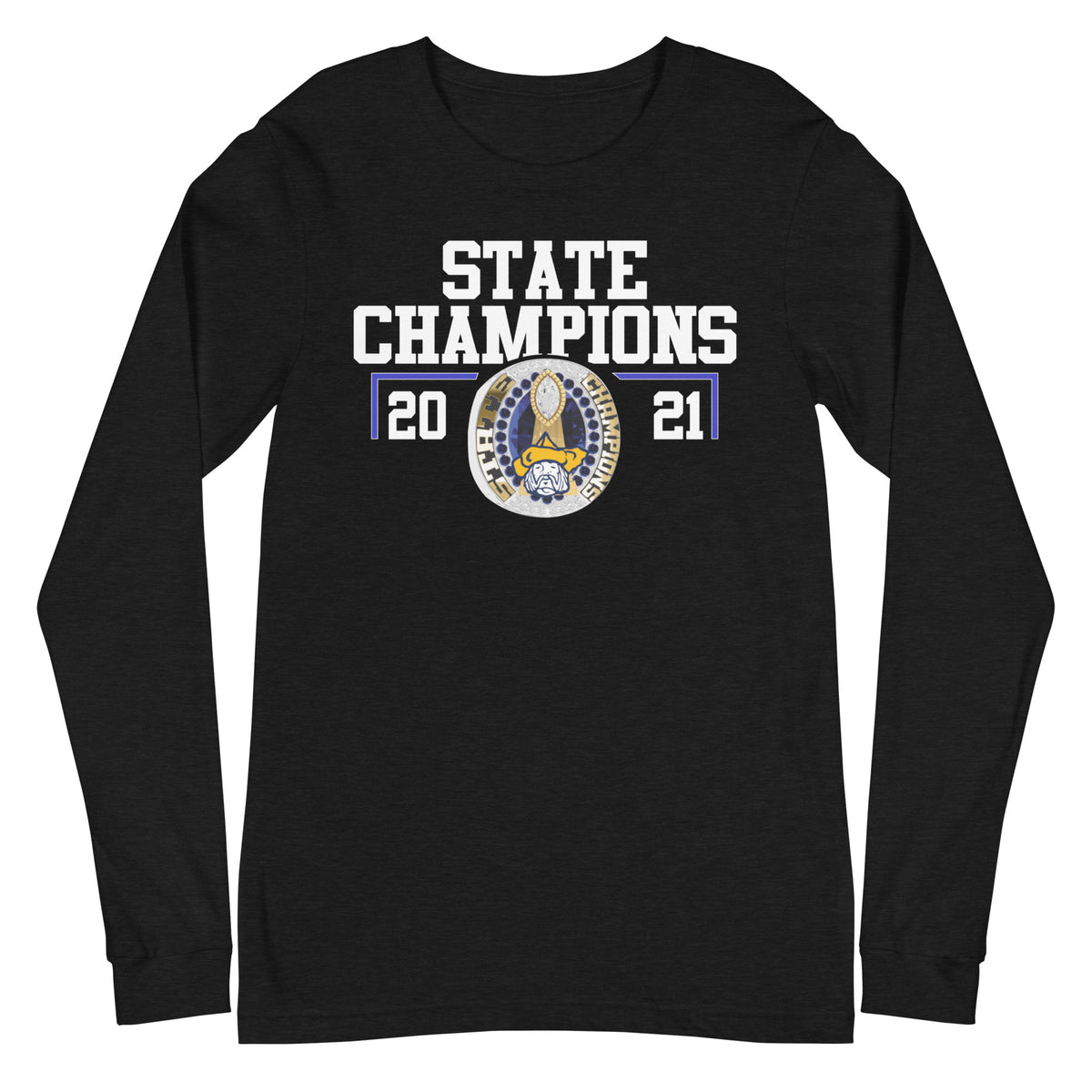 Polo High School 2021 State Championship Ring Unisex Long Sleeve Tee