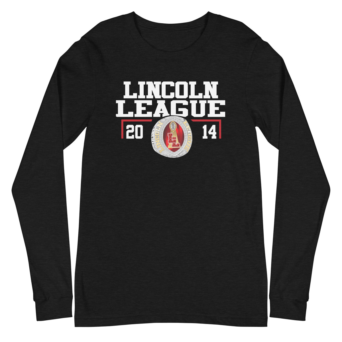 Lincoln League 2014 Championship Ring Unisex Long Sleeve Tee