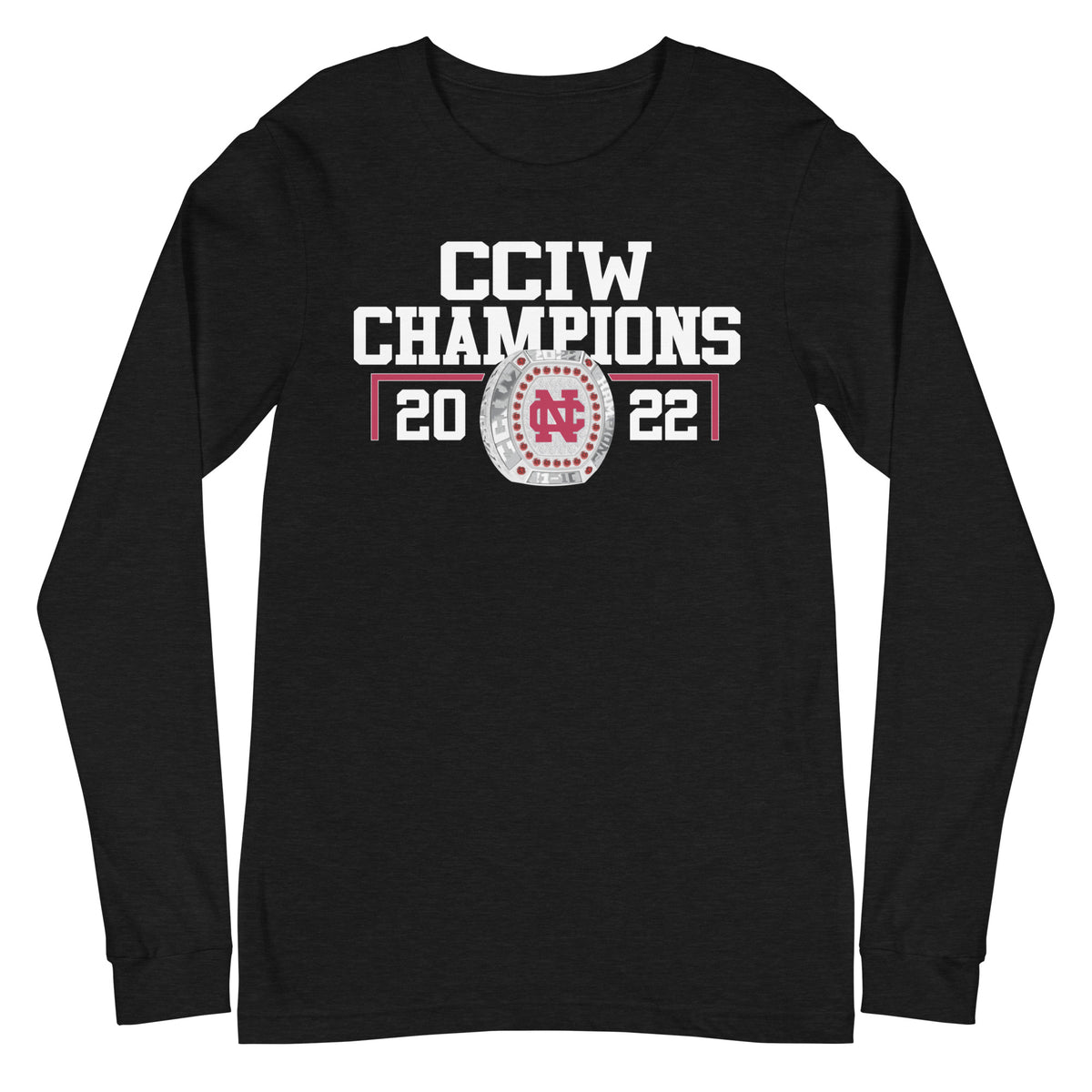 North Central College CCIW Champions Unisex Long Sleeve Tee