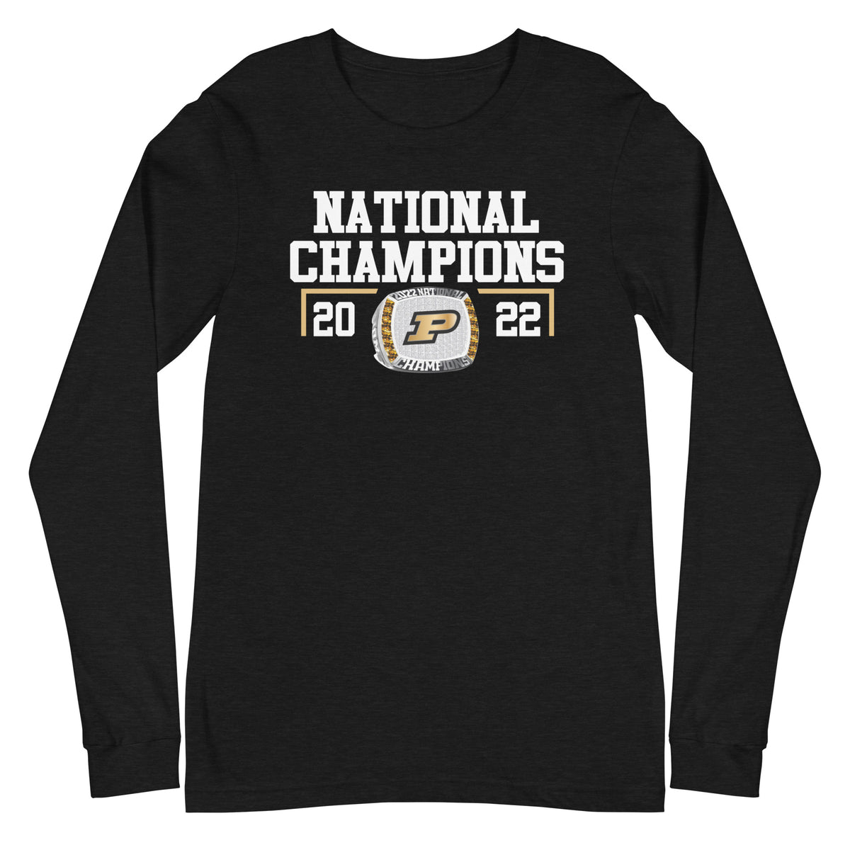 Purdue University Club Basketball National Champions Unisex Long Sleeve Tee