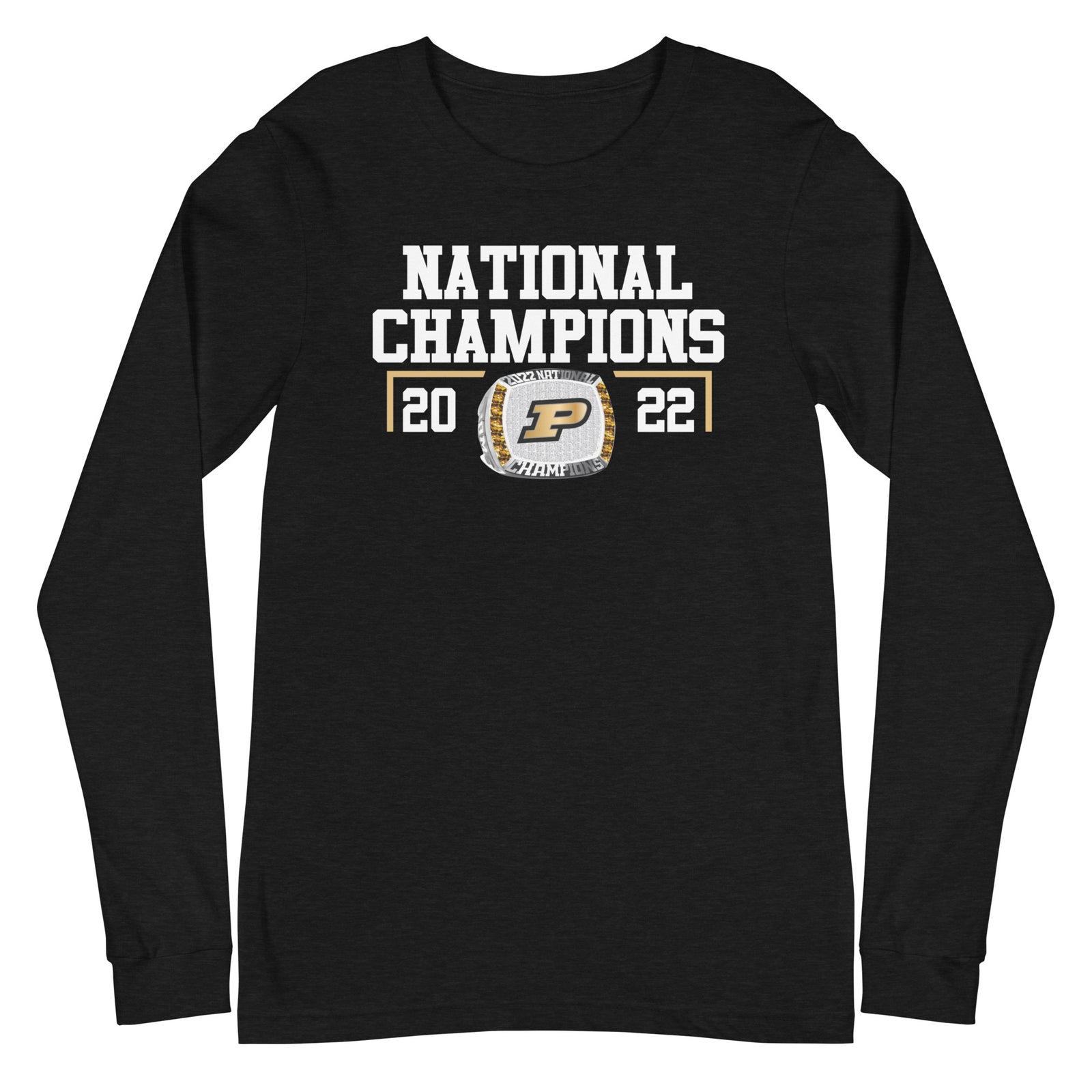 Purdue University Club Basketball National Champions Unisex Long Sleeve Tee