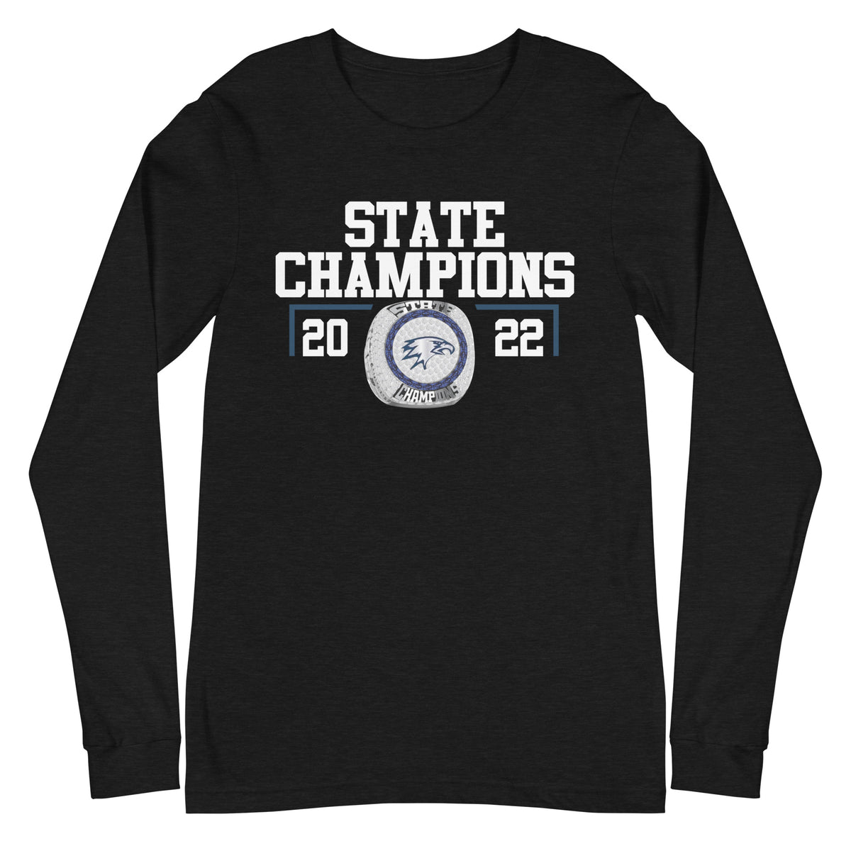 Vista Del Lago High School 2022 State Championship Ring Unisex Long Sleeve Tee