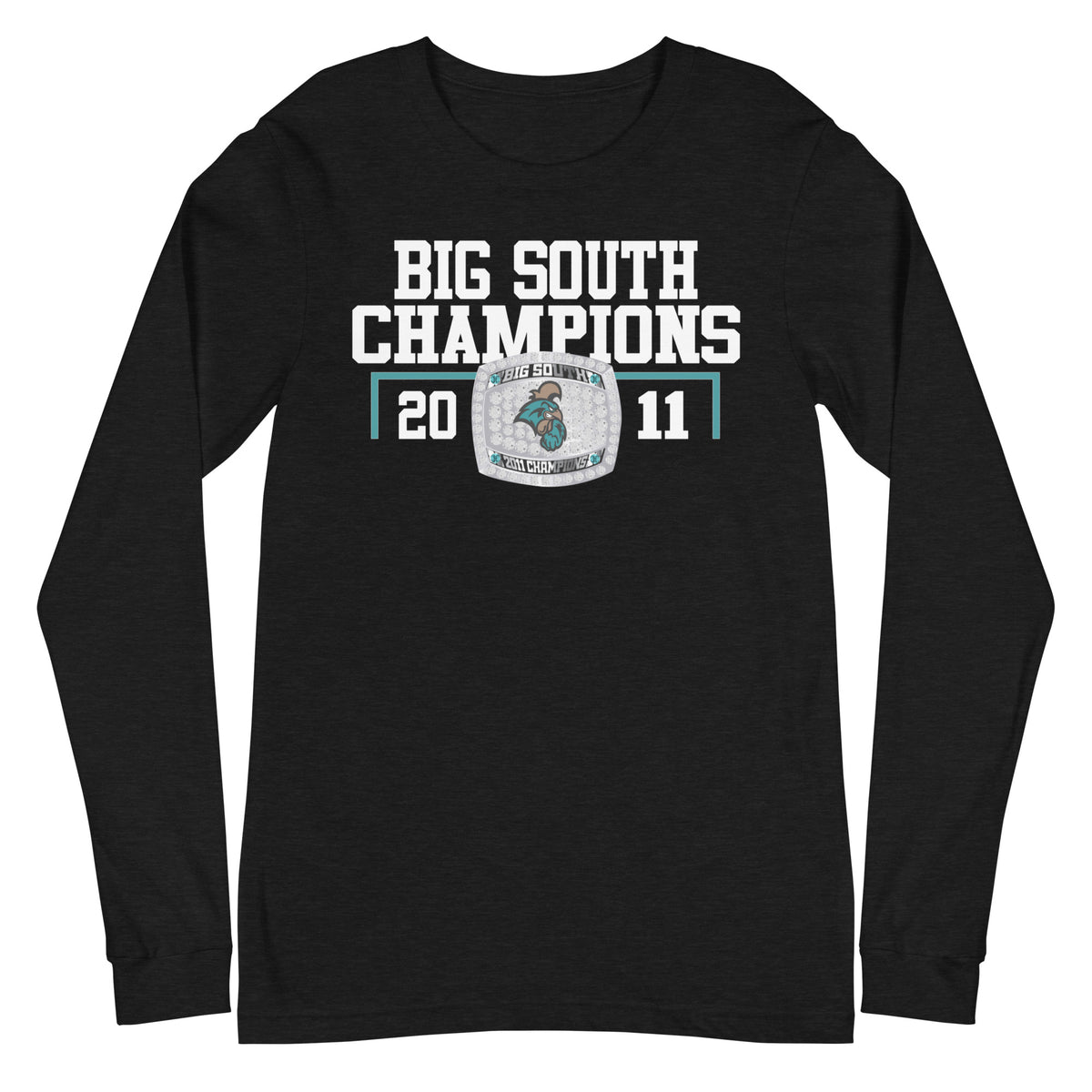 Coastal Carolina Big South 2011 Champions Unisex Long Sleeve Tee