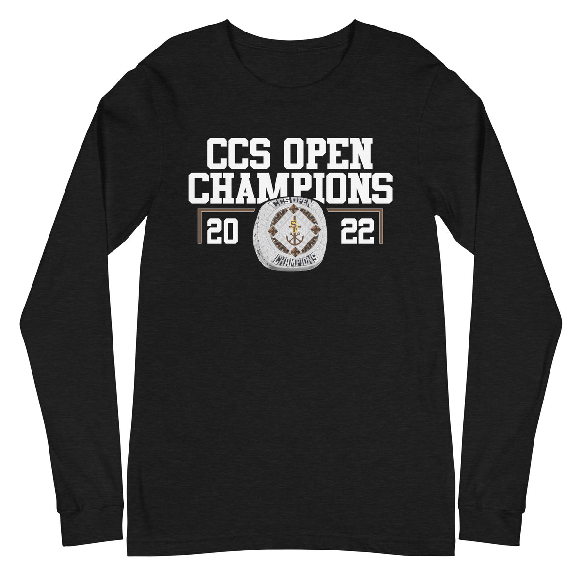 Saint Francis 2022 CCS Open Championship Ring Unisex Long Sleeve Tee