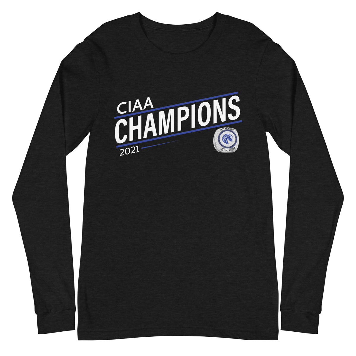 Fayetteville State University 2021 CIAA Championship Ring Unisex Long Sleeve Tee