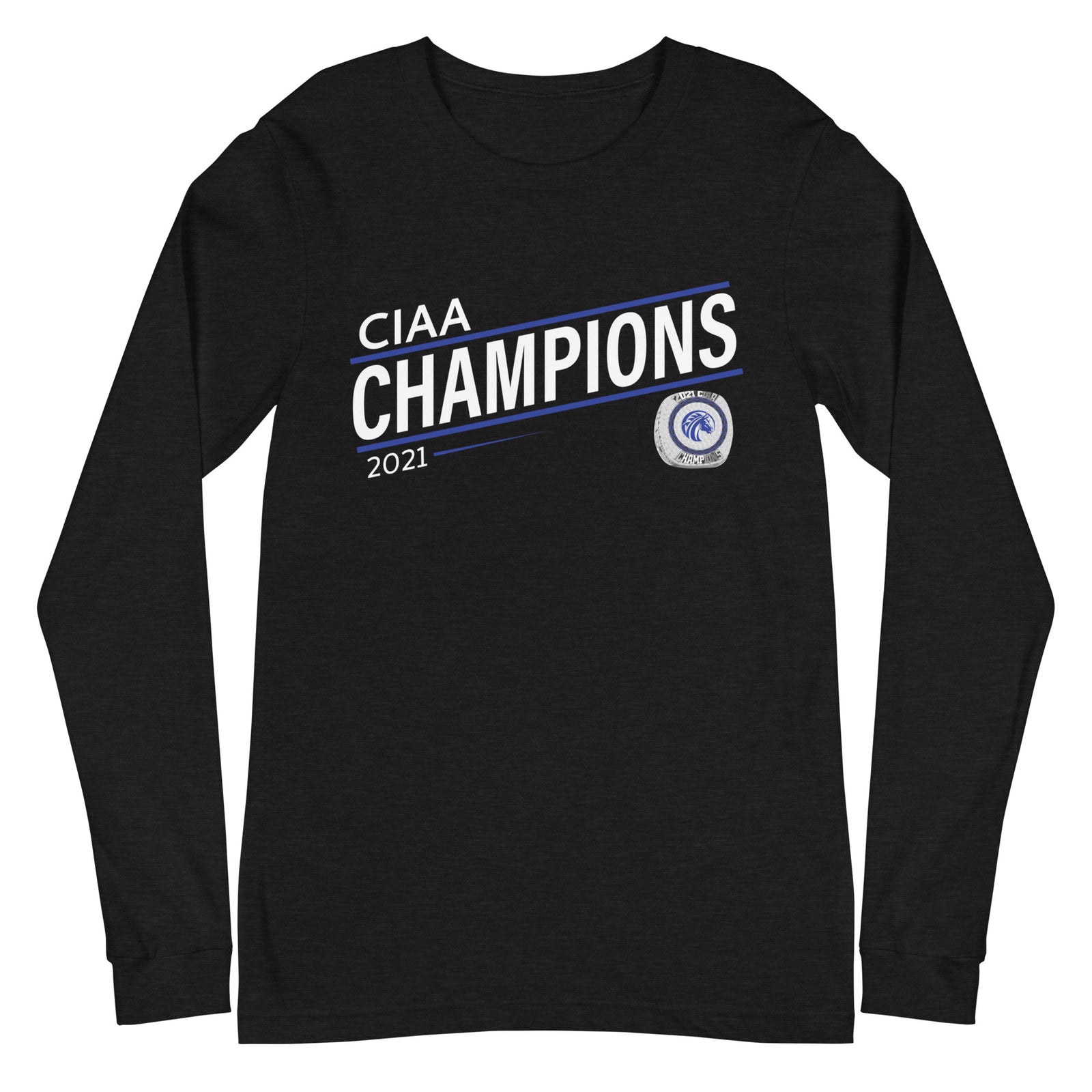 Fayetteville State University 2021 CIAA Championship Ring Unisex Long Sleeve Tee