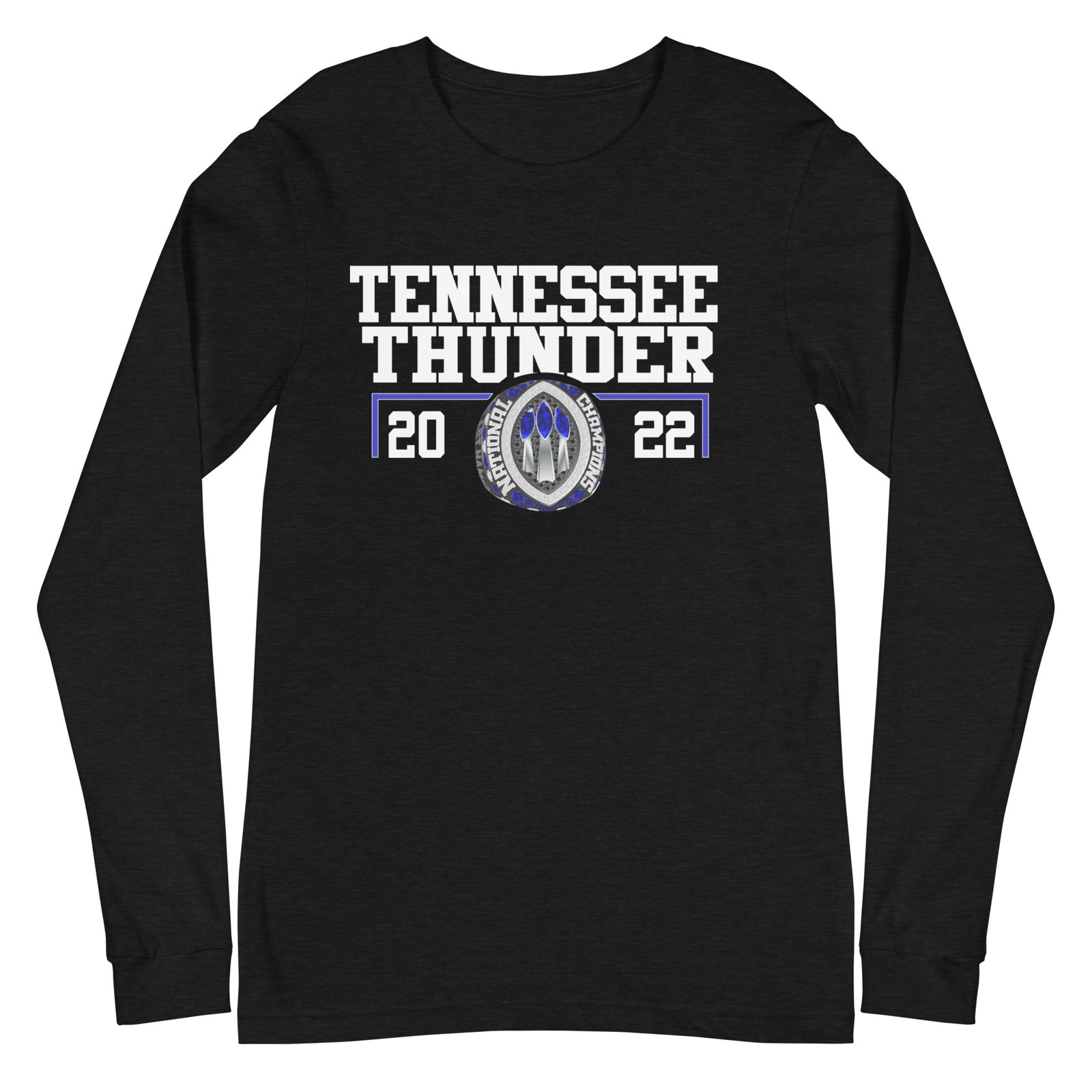 Tennessee Thunder Women’s Football National Champions Unisex Long Sleeve Tee