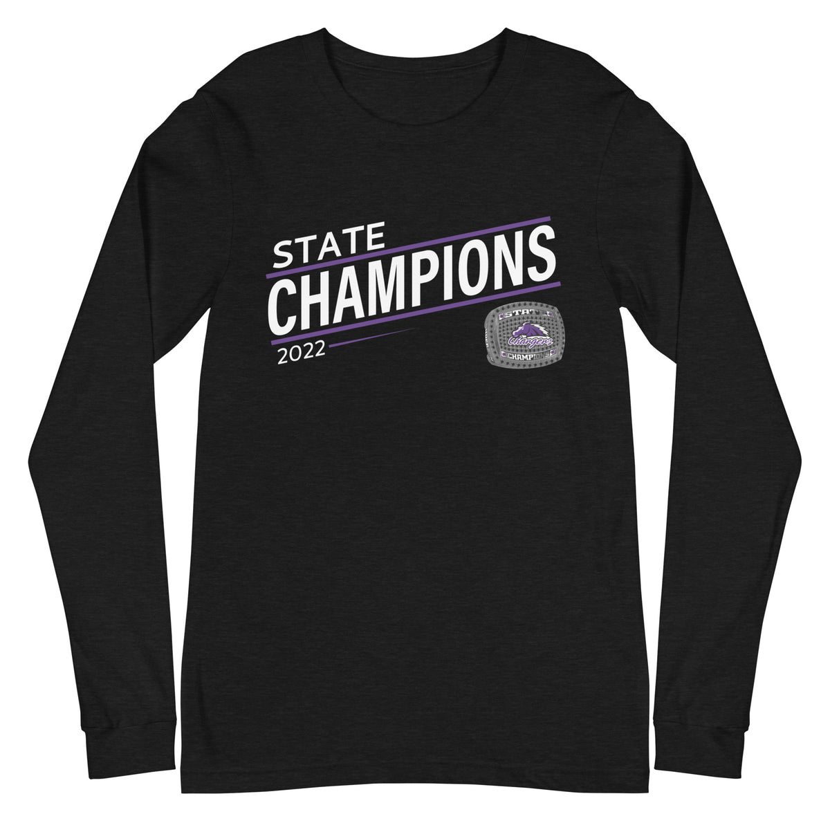 Pearl City 2022 State Championship Ring Unisex Long Sleeve Tee