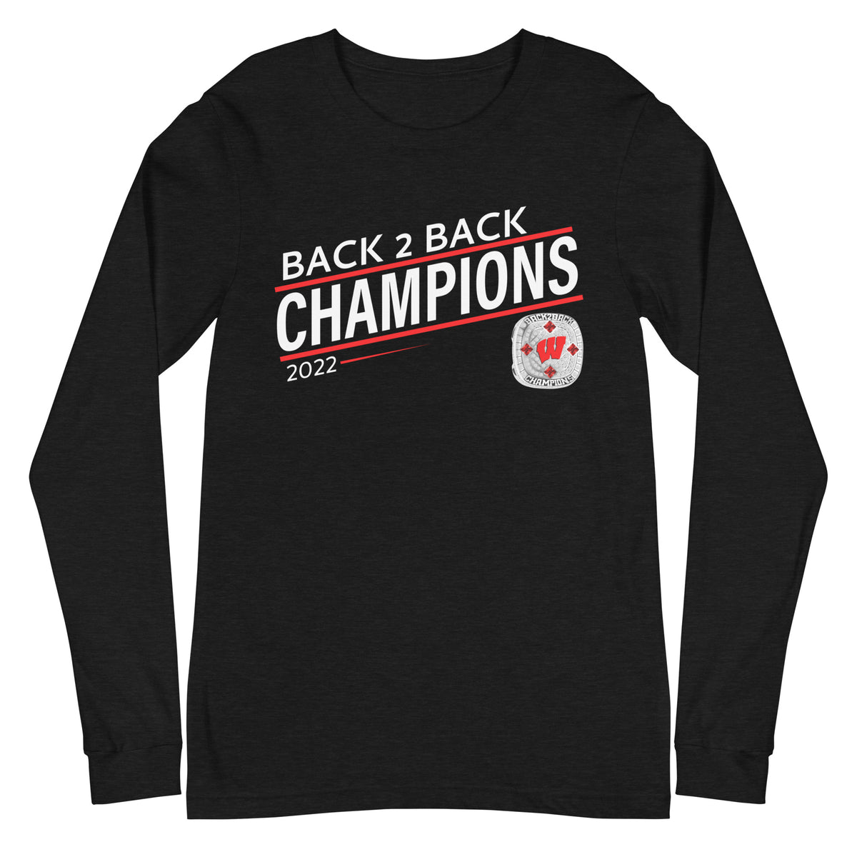 Wahama High School 2022 B2B Championship Ring Unisex Long Sleeve Tee