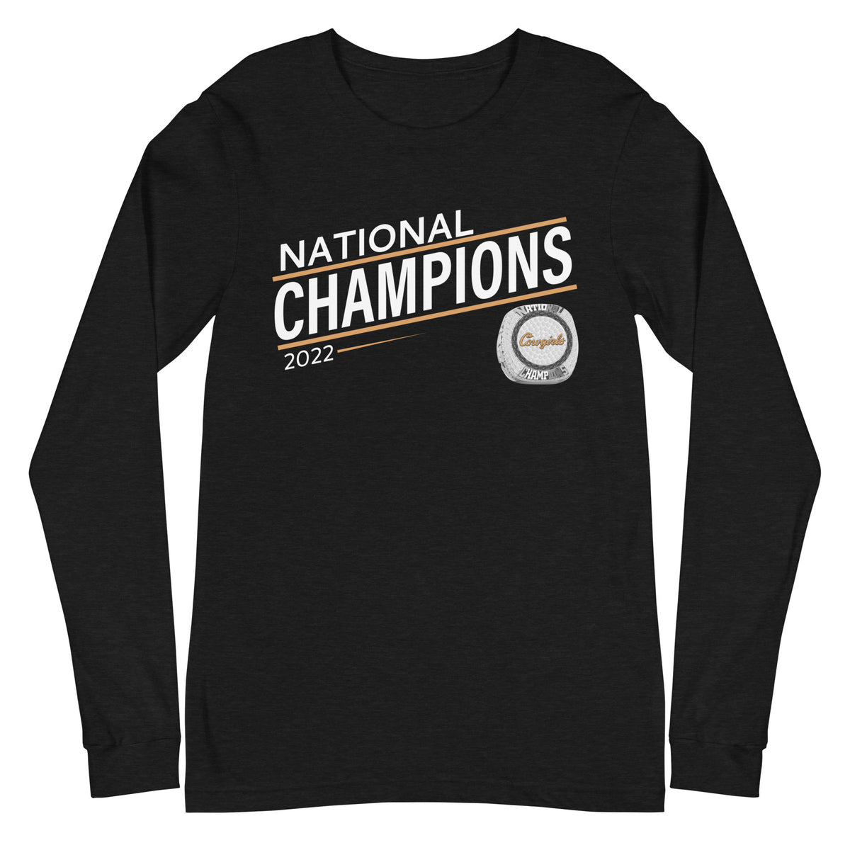 Oklahoma State University Equestrian 2022 National Championship Ring Unisex Long Sleeve Tee