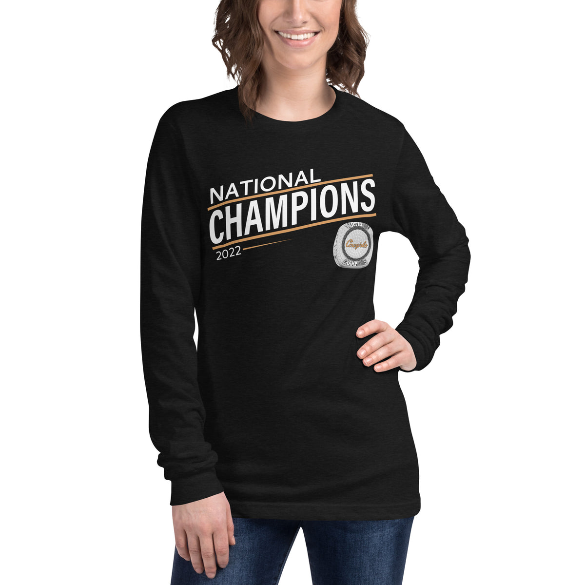 Oklahoma State University Equestrian 2022 National Championship Ring Unisex Long Sleeve Tee