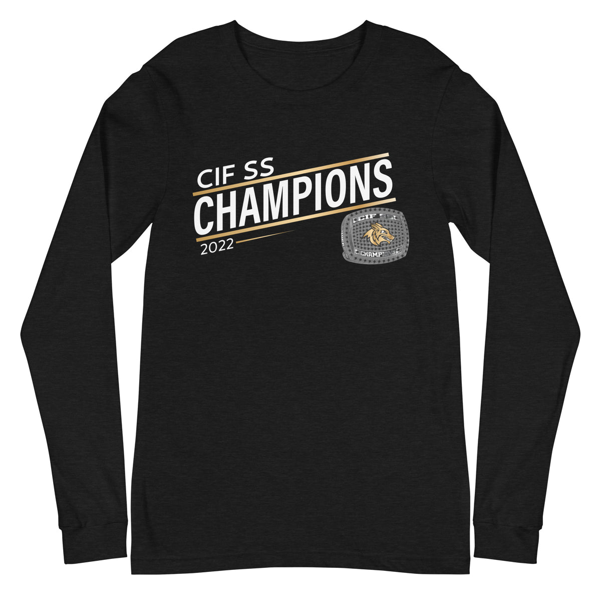 Calabasas High School 2022 CIF SS Championship Ring Unisex Long Sleeve Tee
