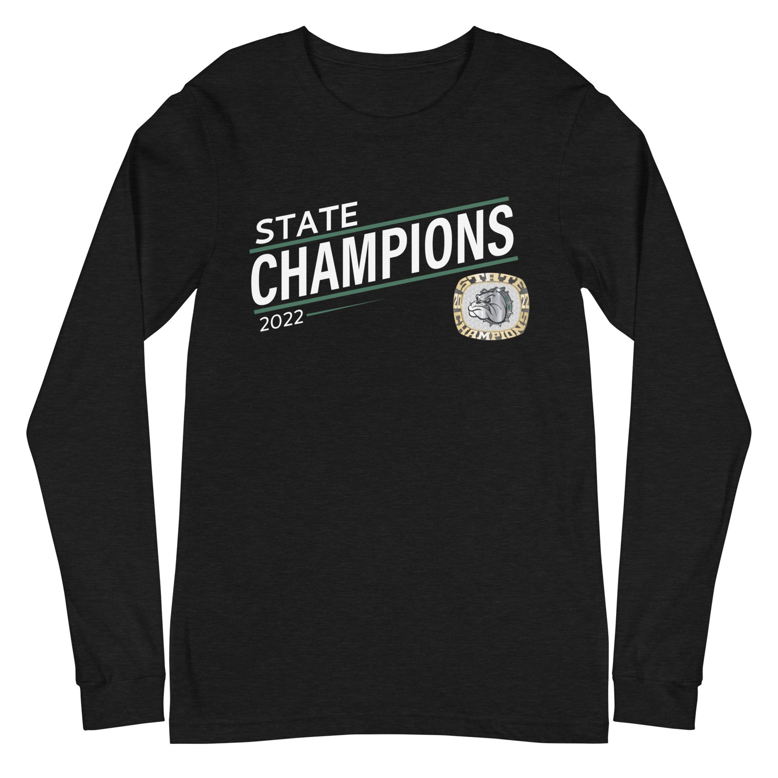 Melbourne High School Gold 2022 State Championship Ring Unisex Long Sleeve Tee