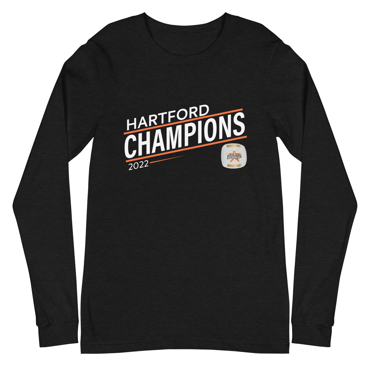 Old Timers Baseball 2022 Hartford Champions Ring Unisex Long Sleeve Tee