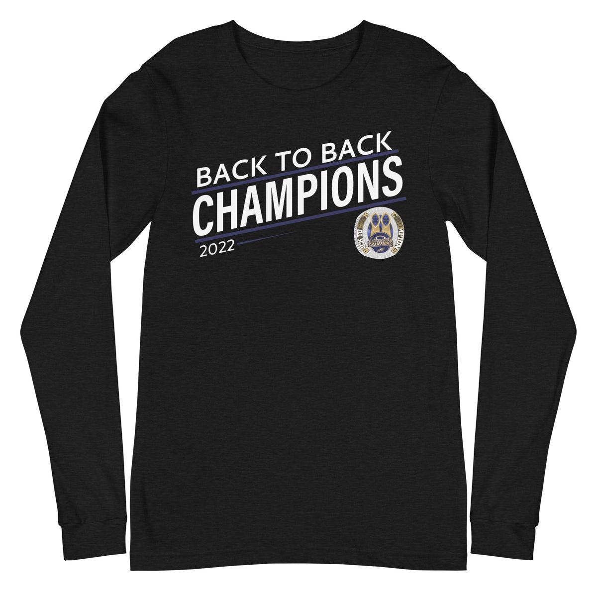 Long Island Eagles Back-To-Back Champions Unisex Long Sleeve Tee