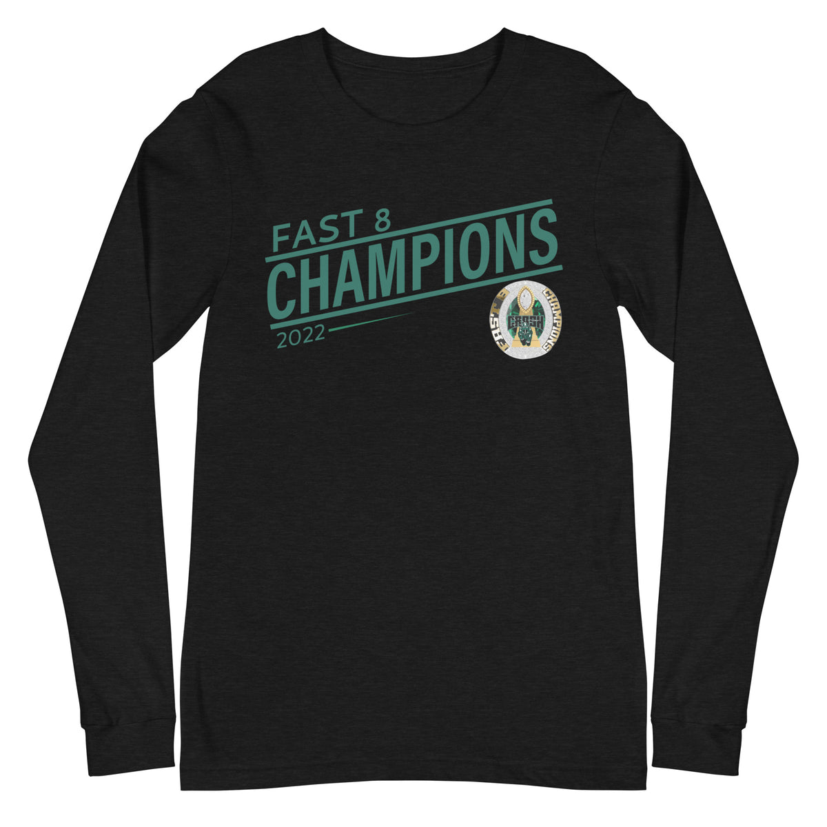 Collin County Crash Fast 8 Champions (Silver Ring) Unisex Long Sleeve Tee