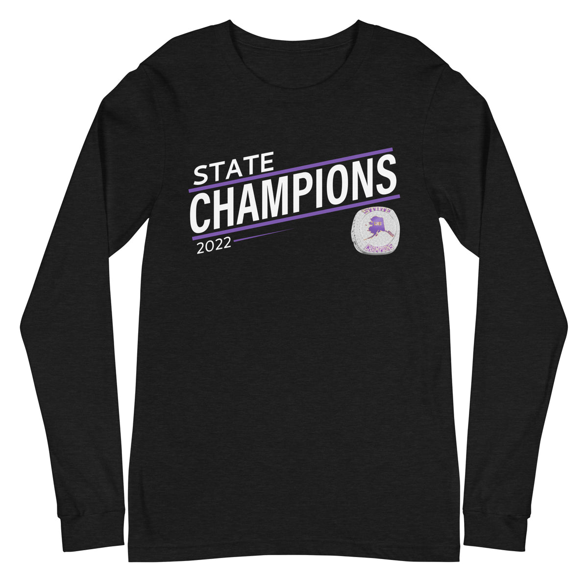 Lathrop High School 2022 State Championship Ring Unisex Long Sleeve Tee