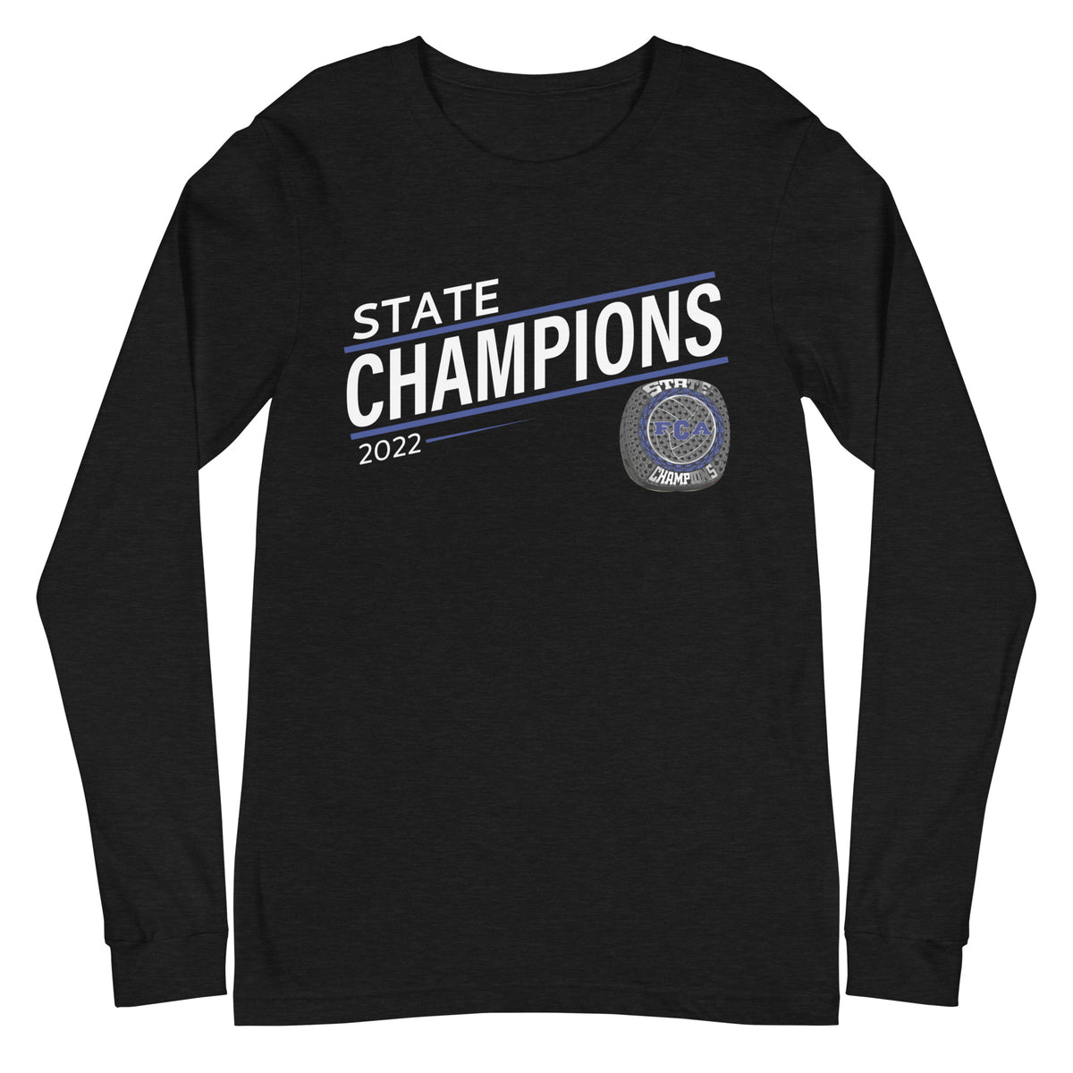 Franklin Christian Academy 2022 State Championship Ring Unisex Long Sleeve Tee
