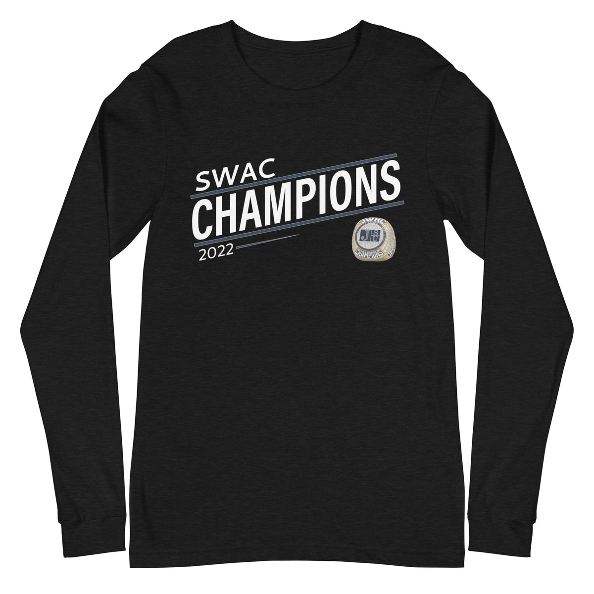 Jackson State University 2022 SWAC Championship Ring Unisex Long Sleeve Tee