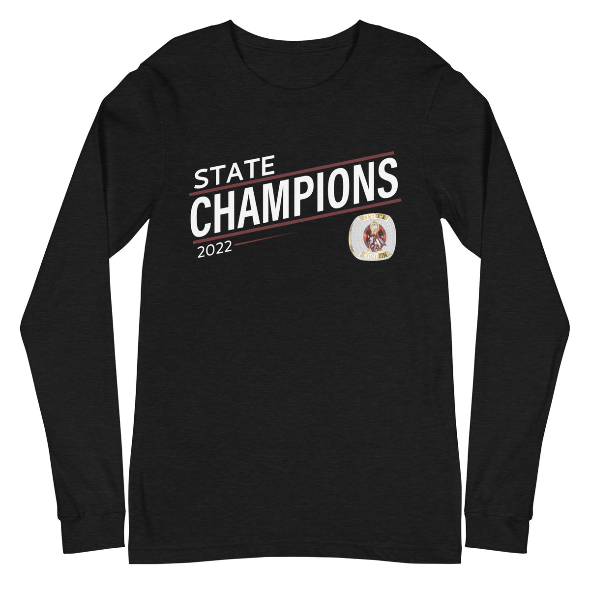 Star Valley High School 2022 State Championship Ring Unisex Long Sleeve Tee