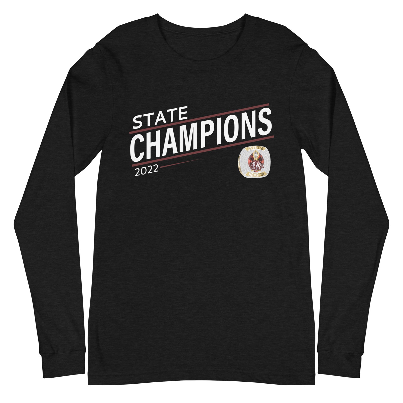 Star Valley High School 2022 State Championship Ring Unisex Long Sleeve Tee