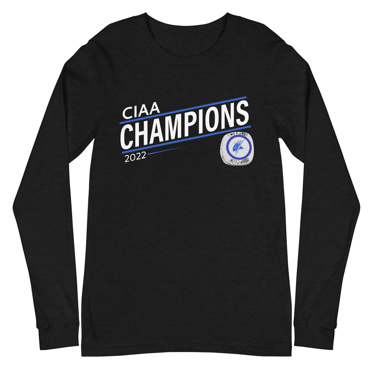 Elizabeth City State University 2022 CIAA Championship Ring Unisex Long Sleeve Tee