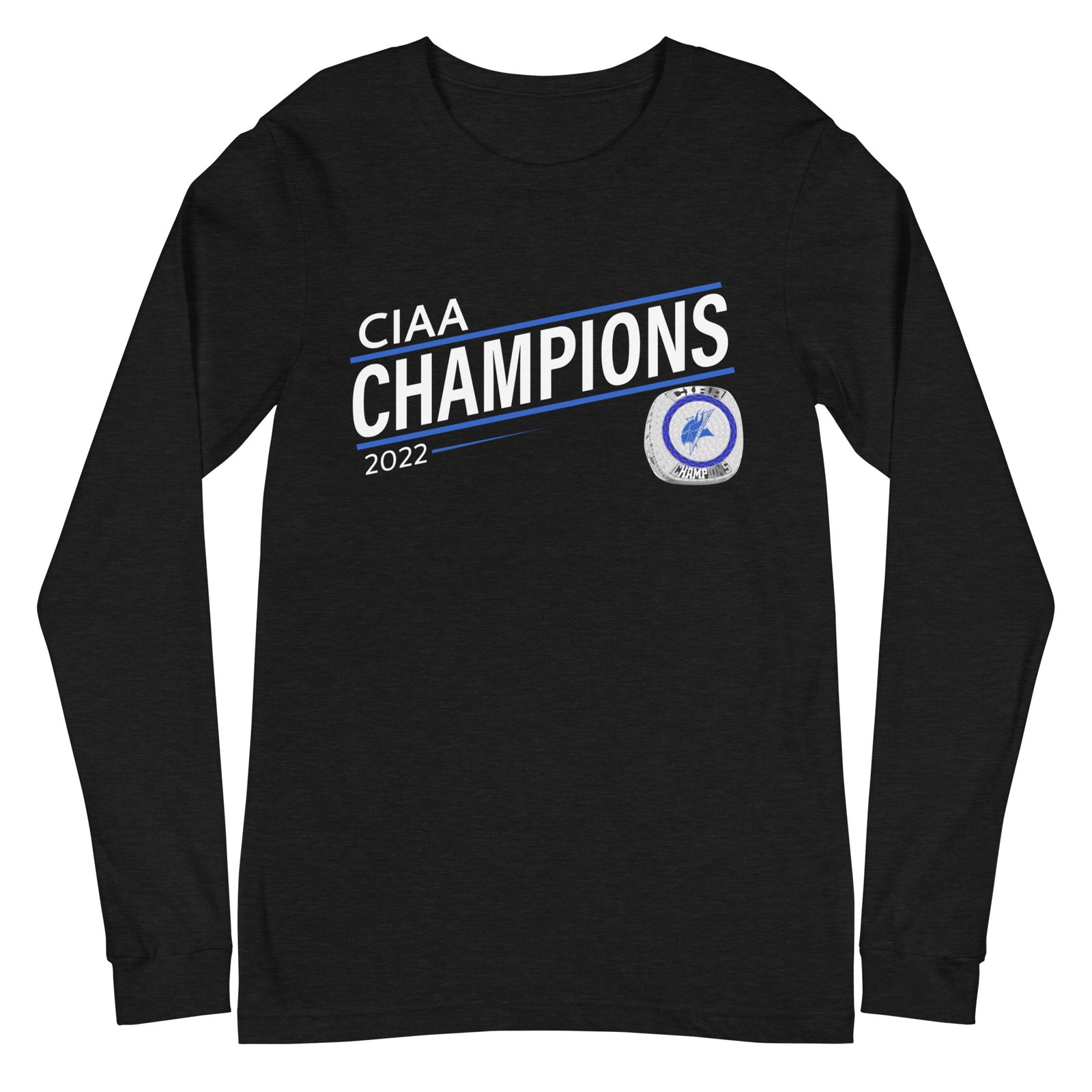 Elizabeth City State University 2022 CIAA Championship Ring Unisex Long Sleeve Tee