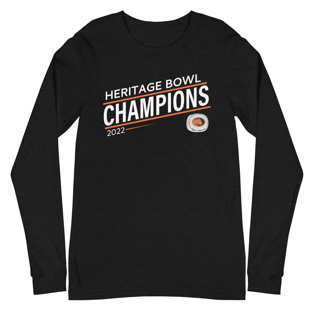 East Central University 2022 Heritage Bowl Championship Ring Unisex Long Sleeve Tee