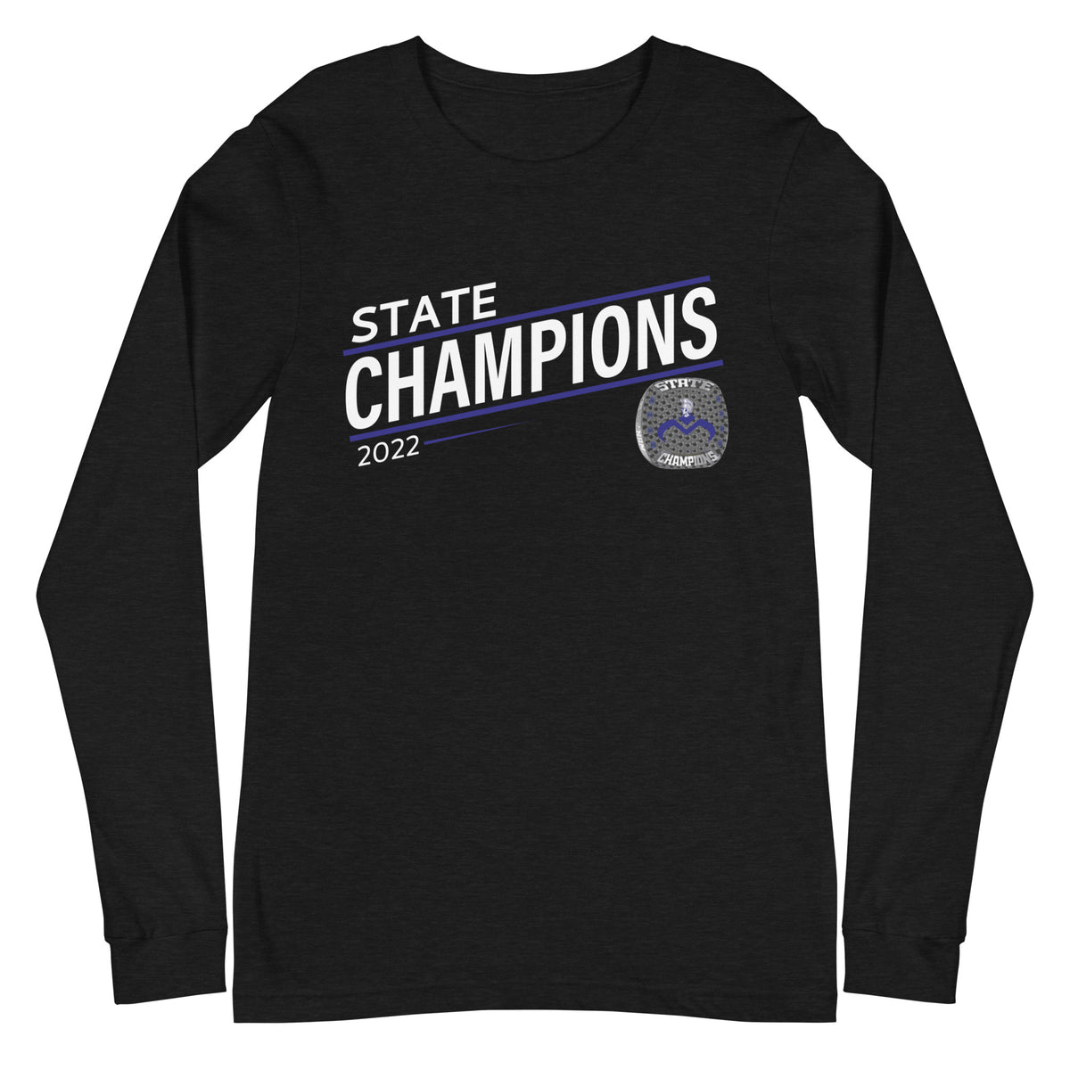 Moanalua High School 2022 State Championship Ring Unisex Long Sleeve Tee