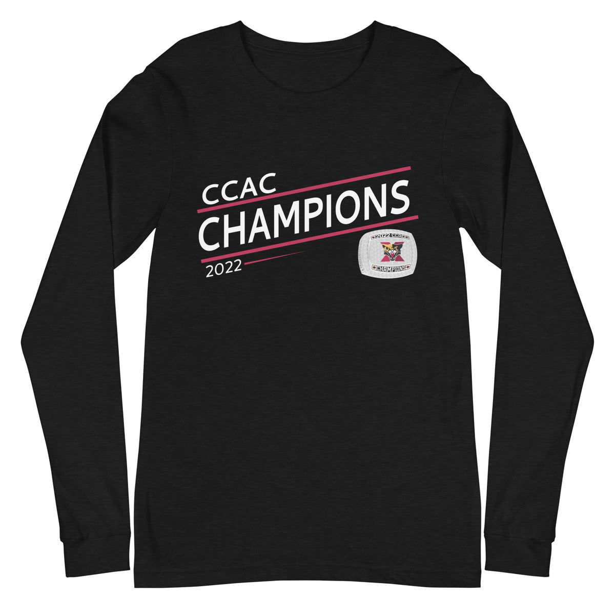 Saint Xavier University 2022 CCAC Championship Ring Unisex Long Sleeve Tee