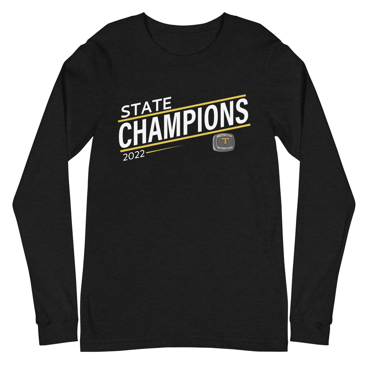 Thompson Valley High School  2022 State Championship Ring Unisex Long Sleeve Tee