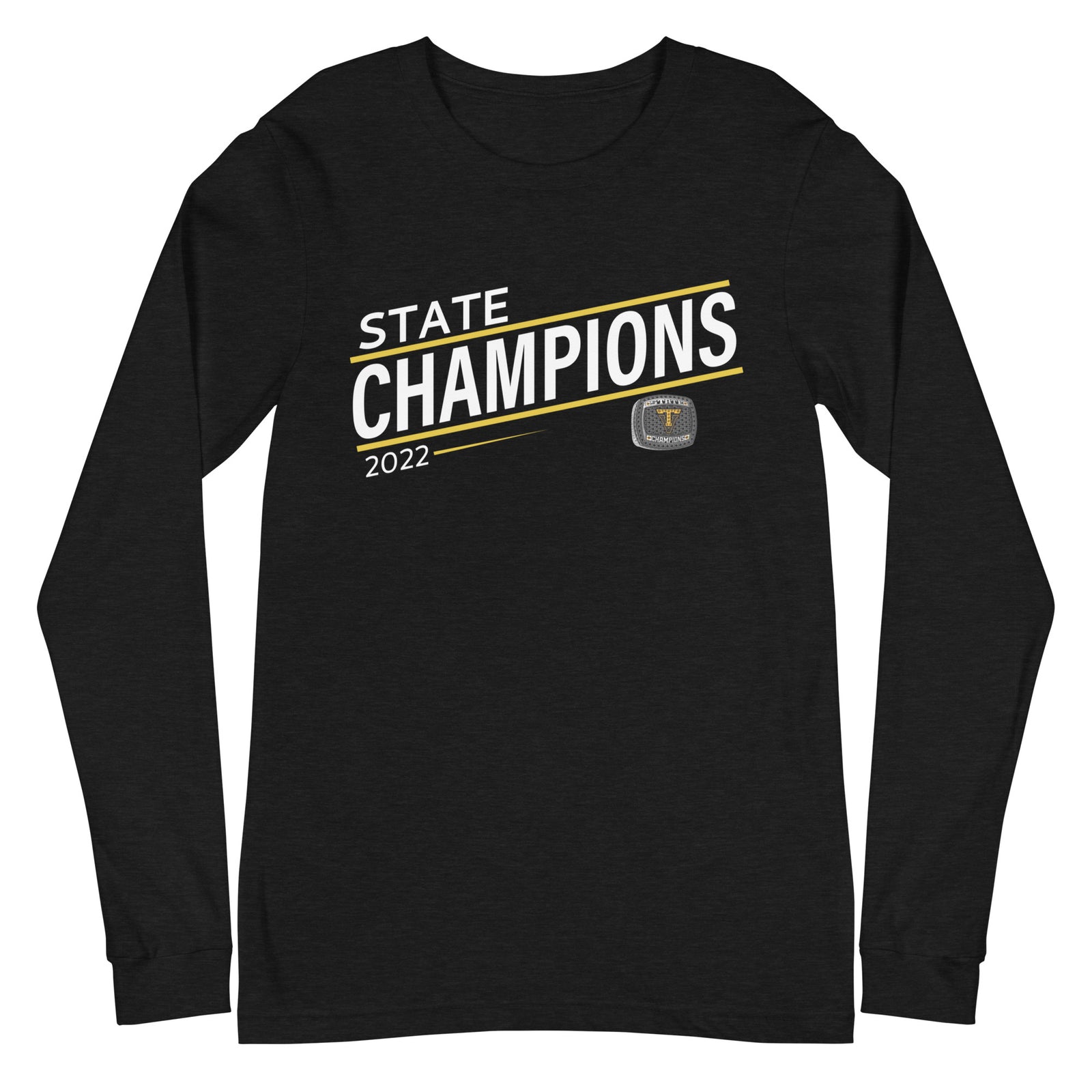 Thompson Valley High School  2022 State Championship Ring Unisex Long Sleeve Tee