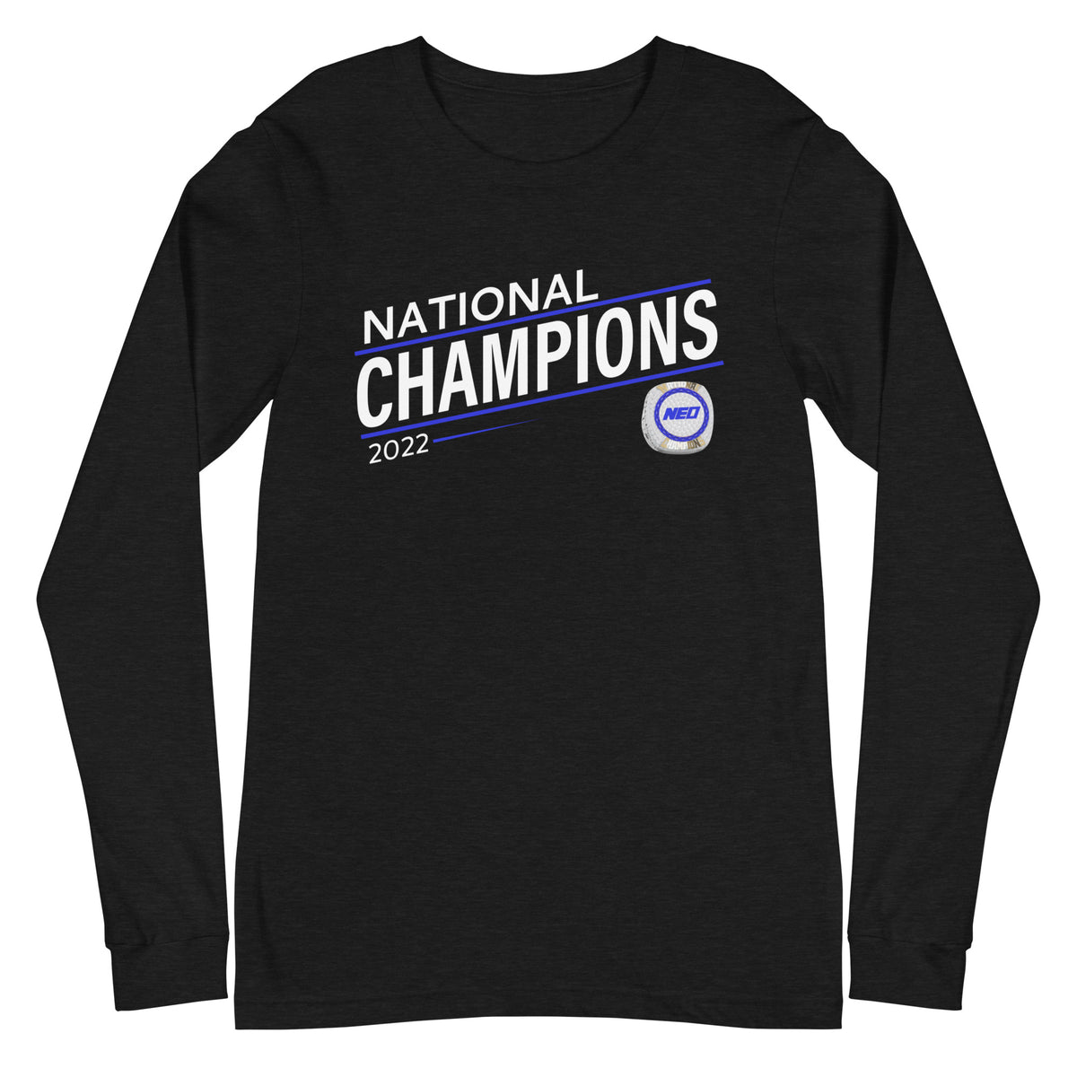 NEO A&amp;M College 2022 National Championship Ring Unisex Long Sleeve Tee