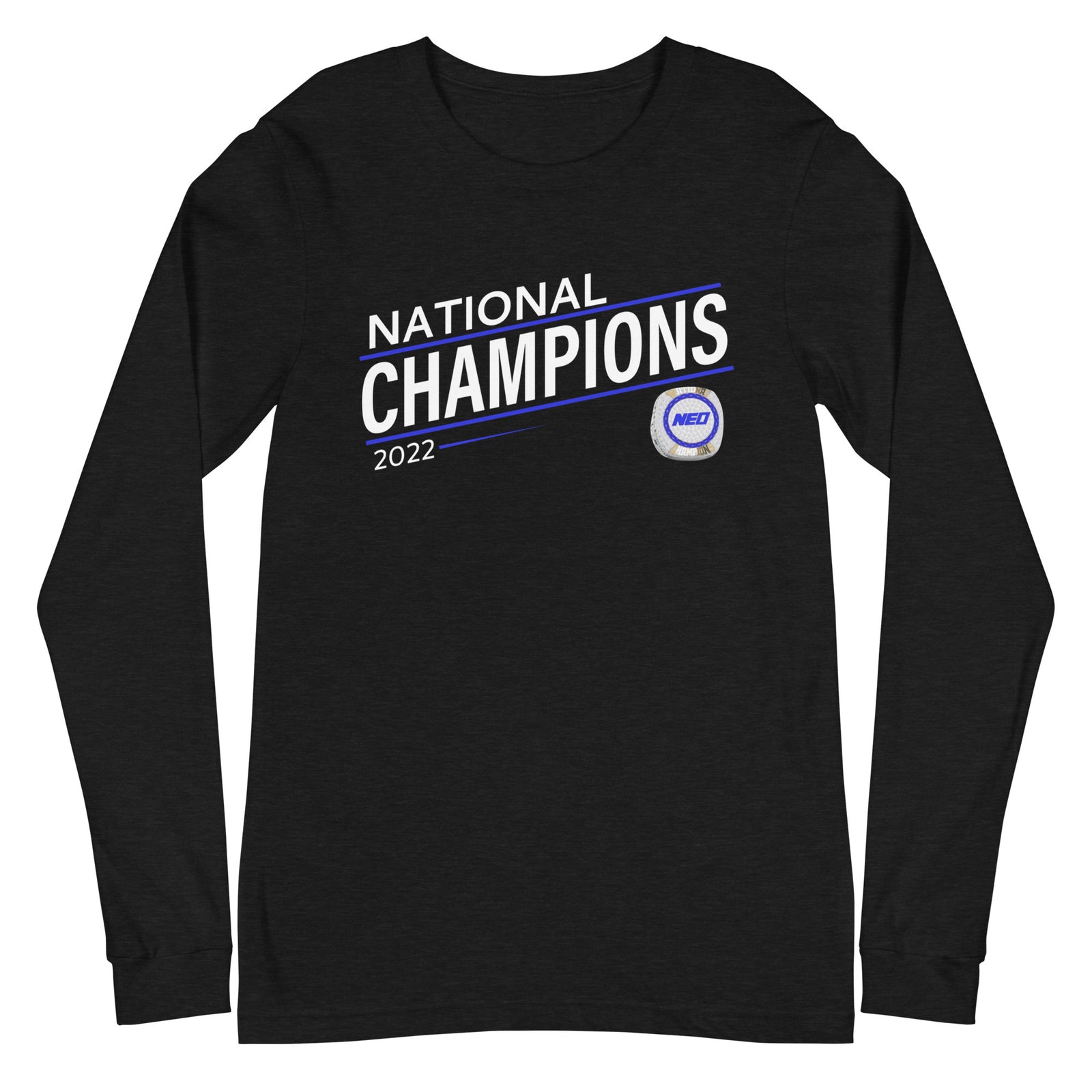 NEO A&M College 2022 National Championship Ring Unisex Long Sleeve Tee