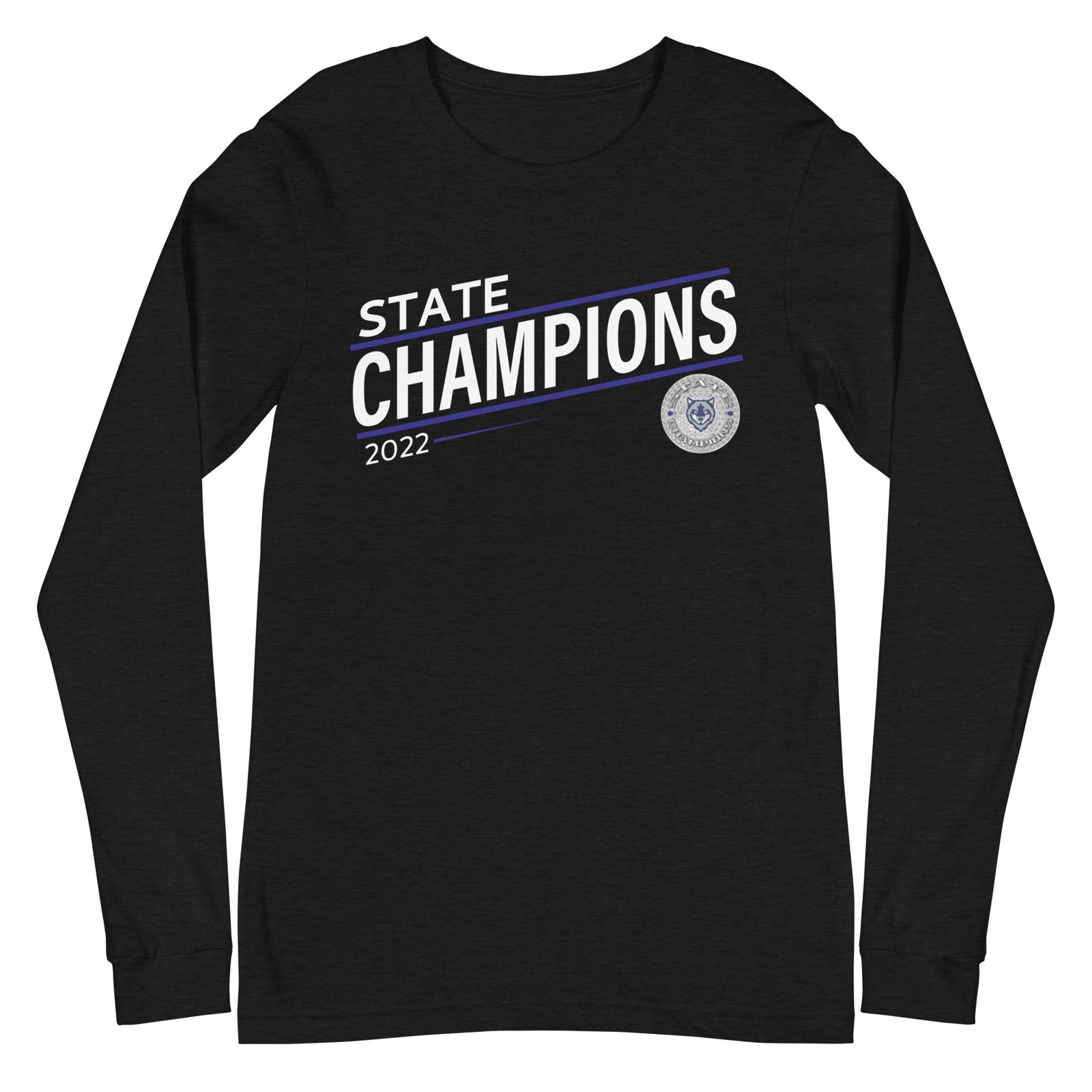 Liberty Creek High School Cheer 2022 State Championship Ring Unisex Long Sleeve Tee