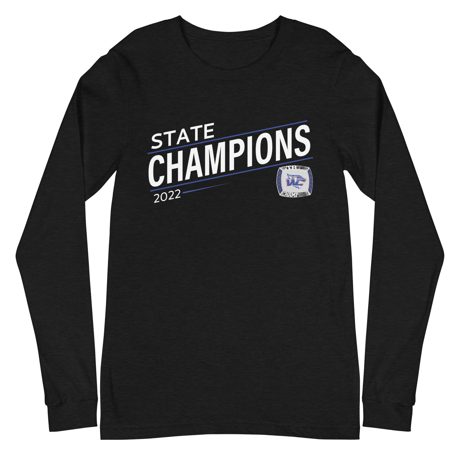 Water Canyon High School 2022 State Championship Ring Unisex Long Sleeve Tee