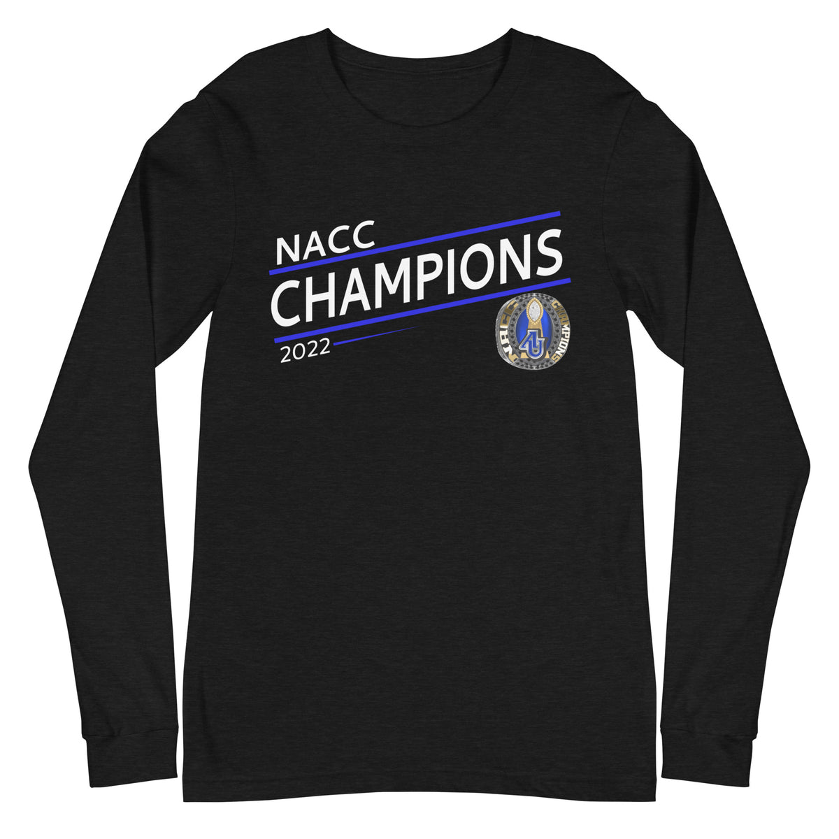 Aurora University 2022 State Championship Ring Unisex Long Sleeve Tee