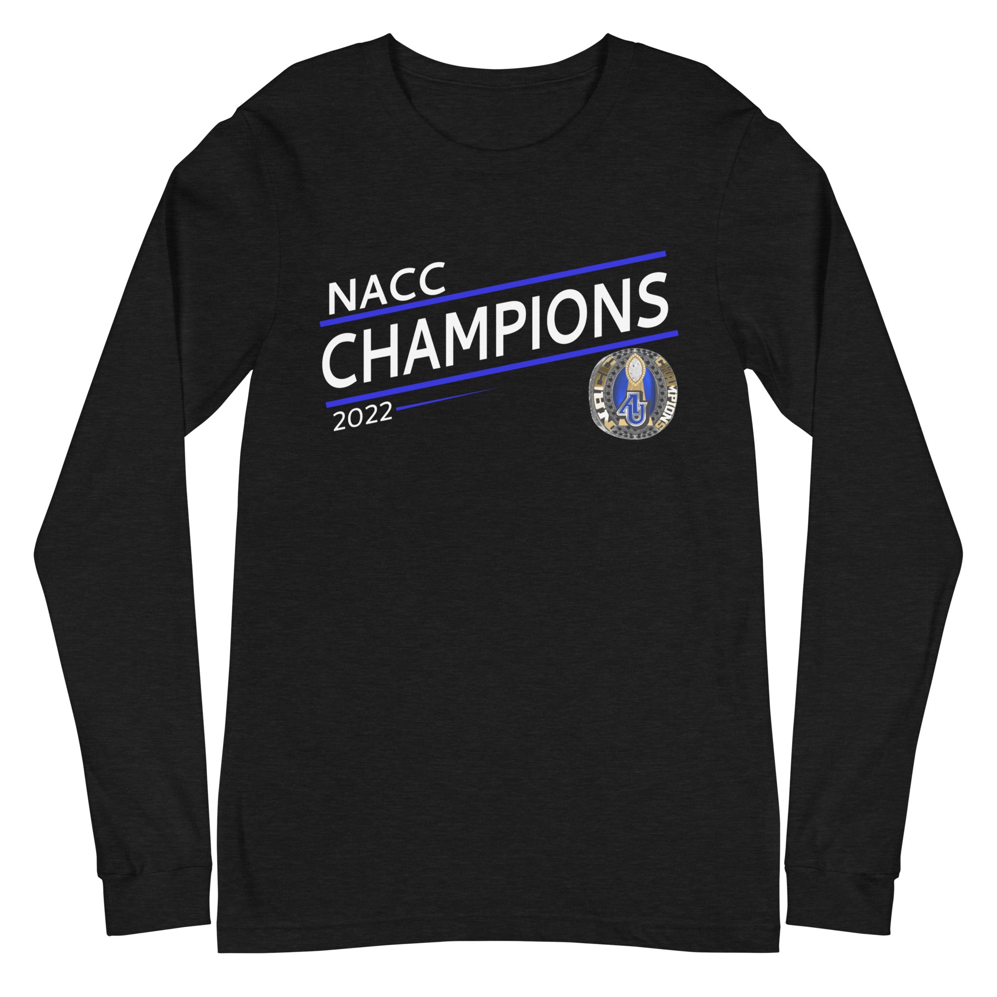 Aurora University 2022 State Championship Ring Unisex Long Sleeve Tee