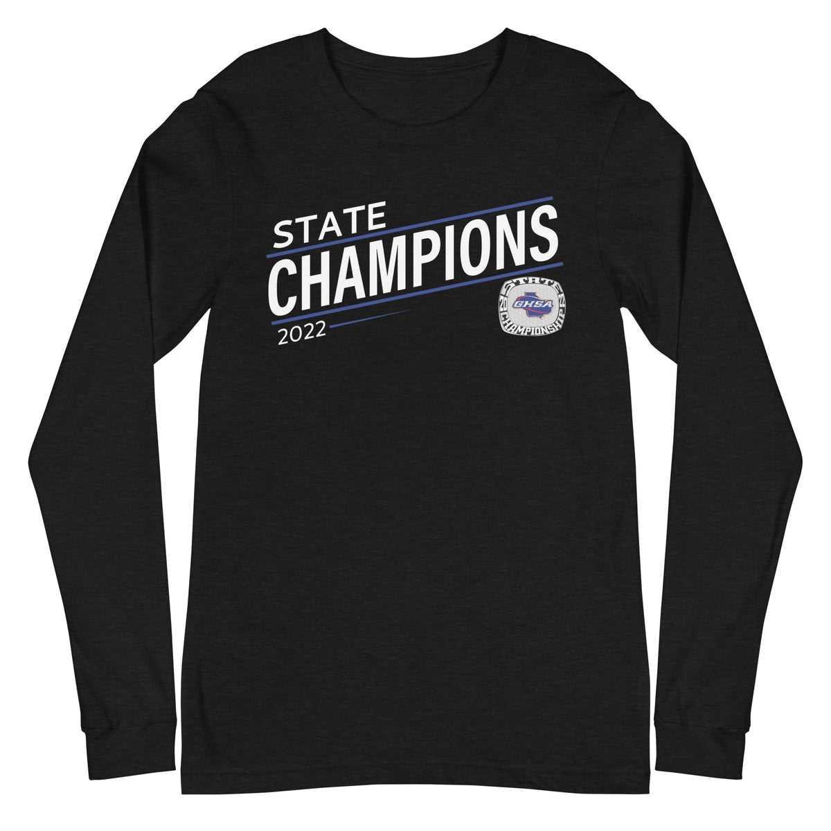 Northeast Georgia Football Officials Association 2022 State Championship Ring Unisex Long Sleeve Tee